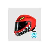 AXXIS Draken S Forza A5 Matt Red Full Face Motosiklet Kaskı + Yedek Siyah Vizör