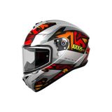 Axxis Draken S Jolly C12 Matt Gray Kask ECE 22.06 Güvenlik Sertifikalı Dayanıklı Malzeme ile - XL