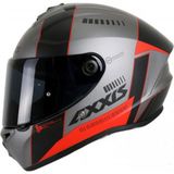 Axxıs Draken S Mp4 C5 Matt Red Kask +Füme Vizor - Mat Siyah - Kırmızı