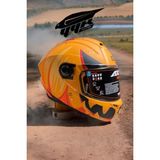 Axxis Draken S Pumpkın C3 Matt Yellow - 2XL - Mat Sarı