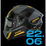 Axxis Draken S Sonar C3 Sarı Motosiklet Kask - XS