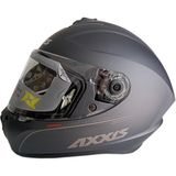 Axxıs Draken Solid Full Face Kapalı Kask Mat Gri - S