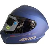 Axxıs Draken Solid Full Face Kapalı Kask Mat Mavi - S