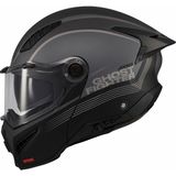 Axxis Ghostfighter Sv Bitone C12 Dark Grey Motosiklet Çene Açılır Kask - Çok Renkli