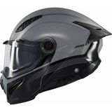 Axxis Ghostfighter Sv Bitone C2 Gri Motosiklet Çene Açılır Kaskı