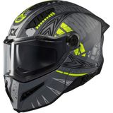 Axxis Ghostfighter Sv Boho C3 Gri Motosiklet Çene Açılır Kask - XS - Çok Renkli
