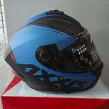 Axxis Kapalı Kask Axxıs Mat Mavi Siyah Xl - Mavi - Siyah