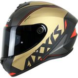 Axxis Motosiklet Full Face Draken S Mat Kırmızı-Kahverengi A9 V.2 Motor Kaskı