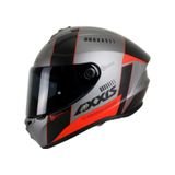 Axxis Motosiklet Full Face Draken S V.2 Motor Kaskı Mat Kırmızı Gri