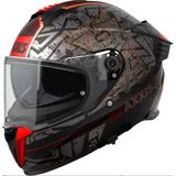 Axxis Motosiklet Kask Hawk Lets Rıde B5 Full Face Güneş Vizörlü Motor Kaskı - 2XL - Renkli