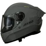Axxis Motosiklet Kask Hawk Nardo Grey Full Face Güneş Vizörlü Motor Kaskı - Gri