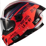 Axxis Motosiklet Kask Panther Sv Mat C5 Full Face Güneş Vizörlü Ece 22.06R Motor Kaskı - Çok Renkli
