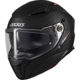 Axxis Motosiklet Kask Panther Sv Matt Black Full Face Güneş Vizörlü Ece 22.06R Motor Kaskı - XL - Mat Siyah