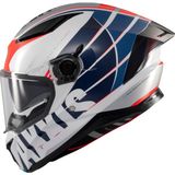Axxis Motosiklet Kask Panther Sv Parlak-Blue A7 Full Face Güneş Vizörlü Ece 22.06R Motor Kaskı - 2XL - Çok Renkli