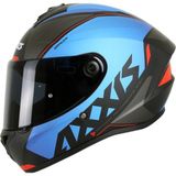 Axxis Motosiklet Kaskı Full Face Draken S Gear E7 Mat Mavi Motorcu Kask - Renkli