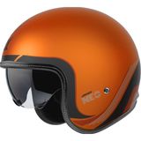 Axxis Motosiklet Kaskı Retro Güneş Vizörlü Hornet S Sv Neo C4 Gloss Orenge Motorcu Kask - 2XL - Çok Renkli