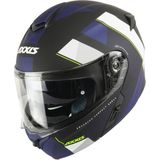 Axxis Motosiklet Kaskı Storm Sv Dıamond A7 Mat-Mavi Çene Açılır Kask - Çok Renkli