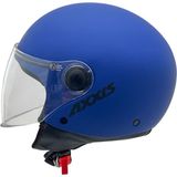 Axxis Square Yarım Kask Solid A7 Mat Mavi - XS