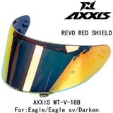 Axxis V18B Uyumlu Vizör Axxıs V18B, Rs2, Nro, Axxıs Draken(Eski Model)Eaglesv Kasklara Uyum Sağlar - Kırmızı
