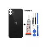 Axya İphone 11 Arka Cam Batarya Pil Kapağı + Yapıştırıcı + Tamir Set Mor