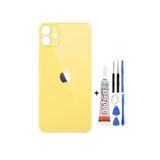Axya İphone 11 Arka Cam Batarya Pil Kapağı + Yapıştırıcı + Tamir Set Sarı
