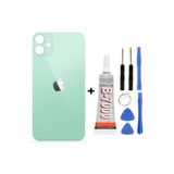 Axya İphone 11 Arka Cam Batarya Pil Kapağı + Yapıştırıcı + Tamir Set Yeşil