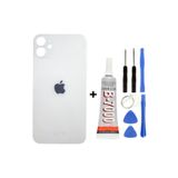 AXYA İphone 12 Arka Cam Kapağı + Yapıştırıcı + Tamir Set Beyaz