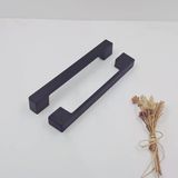 Ay-Az Kulp Berta Geniş 128/160mm Siyah Mutfak Banyo Dolap Çekmece Kulpu