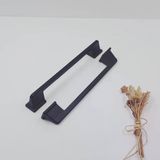 Ay-Az Kulp Kale 128/160mm Siyah Mutfak Banyo Dolap Çekmece Kulpu
