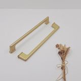 Ay-Az Kulp Kızılcık 160MM Metal Modern Mat Altın Mutfak Banyo Dolap Mobilya Çekmece Kulpu 1. Sınıf Malzeme