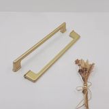 Ay-Az Kulp Kızılcık 160mm Modern Şık Mat Altın Mutfak Banyo Dolap Çekmece Kulpu