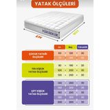 AY Home 180 x 200 cm Ebatında Pamuklu Mıcro Fitedd Sıvı Geçirmez Yatak Alezi Yatak Koruyucu Micro Fitted Dört Mevsim Kullanılı Büyük Boy Alez - 180 x 200 x 30 cm - Beyaz