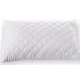 AY Home 4 Adet Kapitoneli Sıvı Geçirmez Yastık Alezi Yastık Koruyucu Yastık Kılıfı Pamuklu BEYAZ 50 x 70 cm - 50X70