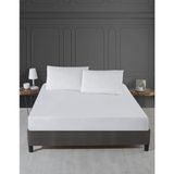AY Home Alez Mikro Fitted Su Sıvı Geçirmez Alez Yatak Alezi Yatak Koruyucu 100% Pamuklu Beyaz 10 Farklı Ebat - 180 x 200 cm