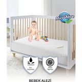 AY Home Bebek Çoçuk Sıvı Geçirmez Pamuklu Terletmez Yatak Alezi - Beyaz - 70 x 140 cm