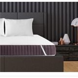 AY Home Microfit Dört Lastikli Çift Kişilik Alez Pamuklu Su Sıvı Geçirmez 150x200 cm - Beyaz - 150 x 200 cm