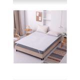 AY Home Mikrofiber Tek Kişilik Sıvı Geçirmez Alez 100 x 200 cm Pamuklu Lastikli Beyaz Kumaş