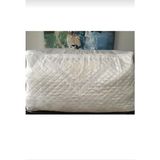 AY Home Saten Kapitoneli Yorgan Hurç Krem Bej Renk İnci Oyalı Güpürlü Dantel İşlemeli Hurç Bohçalık Gelin Damat Hurcu Büyük Boy Yorgan Yastık Saten Hurç 100x50x50 cm - 1 Adet