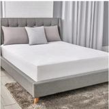 AY Home Yeni Ürün Çift Kişlik Alez Sıvı Geçirmez Alez Yatak Alezi Yatak Koruyucu 160 x 200 cm Alez Yatak Odası Tekstli Avantajli Ürün Lastikli Çarşaf Beyaz Çarşaf