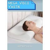 AY Home Yüksek Boyun Destekli Visco Yastık - Beyaz - 35 x 50 cm