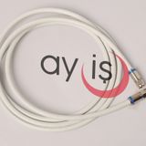 AY-İŞ RG6 4K/Full HD/3D TV Uydu Kablosu, Saf Çelik uçlu Anten/UyDU Kablosu, DVB-T, DVB-C, DVB-S, DVB-S2 F Anten Ara (25 Metre)