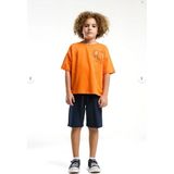 Ay Kids Aykidsclup U.s. Polo Assn Erkek Çocuk Turuncu Bermuda Takım 2053- - 14 - 15 Yaş