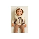 Ay Kids Kız Bebek 3’lü Takım – Sweatshirt, Yelek ve Pantolon 05213 V- - 6 - 9 Ay - Vizon