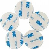Ay Magnet 25 Adet, 3m, Köpüklü Yuvarlak , Çift Taraflı Bant, Yuvarlak Kesimli, Çok Güçlü, (Çap: 30 Mm)