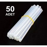 AY MAGNET 50 Adet Kalın Silikon, Şeffaf Mum Silikon, Sıcak Silikon Sıcak Yapıştırıcı 11MM