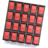 Ay Magnet Aç Kapa Mini Anahtar On Of Switch Pano Tipi Güç Anahtarı 20'li