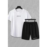 AY MONTANA Brooklyn Baskılı Oversize T-Shirt şort 2li alt üst takımı