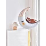 Ay ve Ayı Folyo Balon Parti Balonu 86 cm