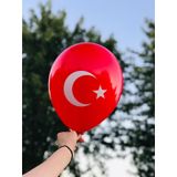 Ay Yıldız Baskılı Balon 10 Adet