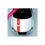 Ay Yıldız Kaput Şerit Oto Sticker Kırmızı